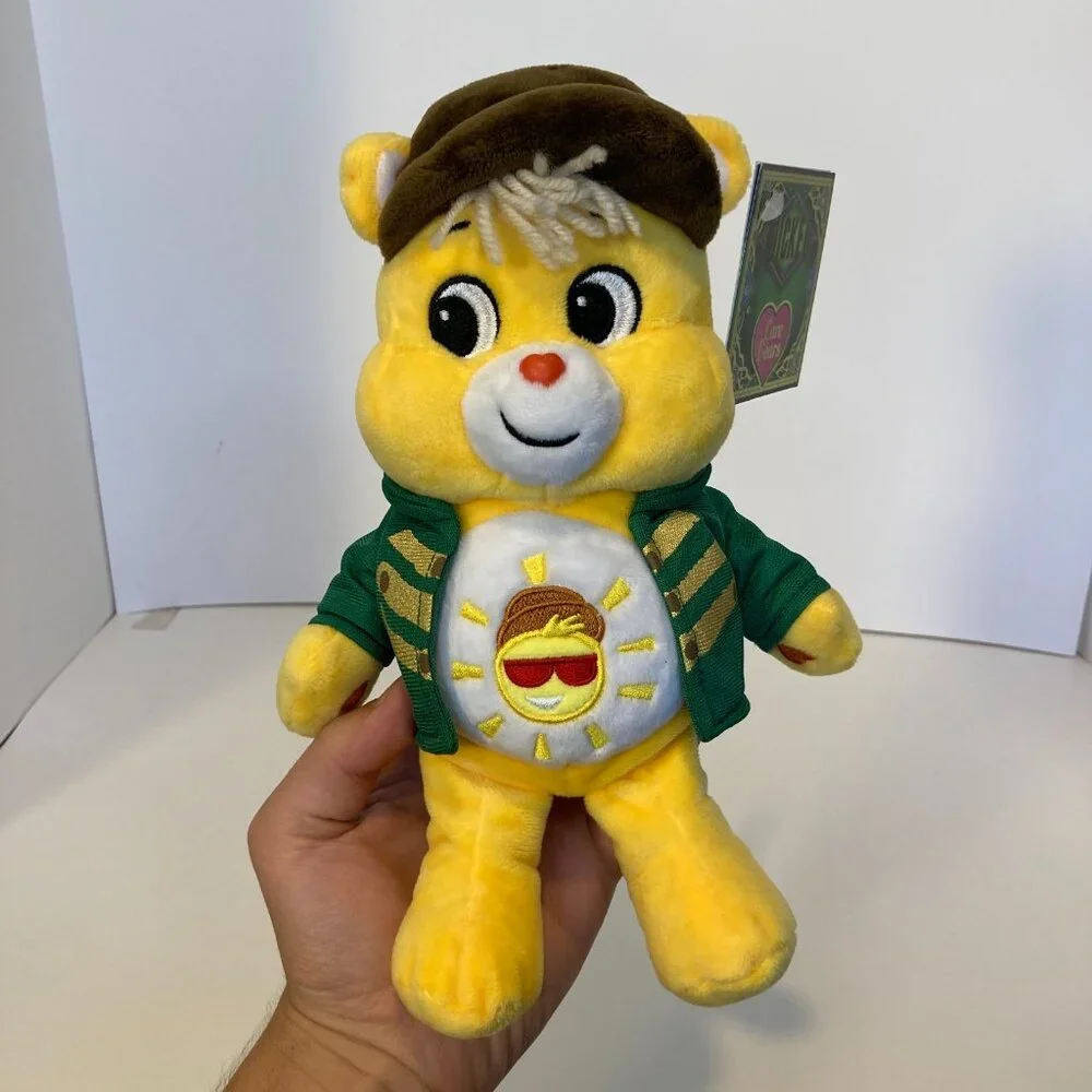 Care Bears X Wicked Fun Size 8" Funshine Bear As Scarecrow Plush Toy NWT - Picture 3 of 6